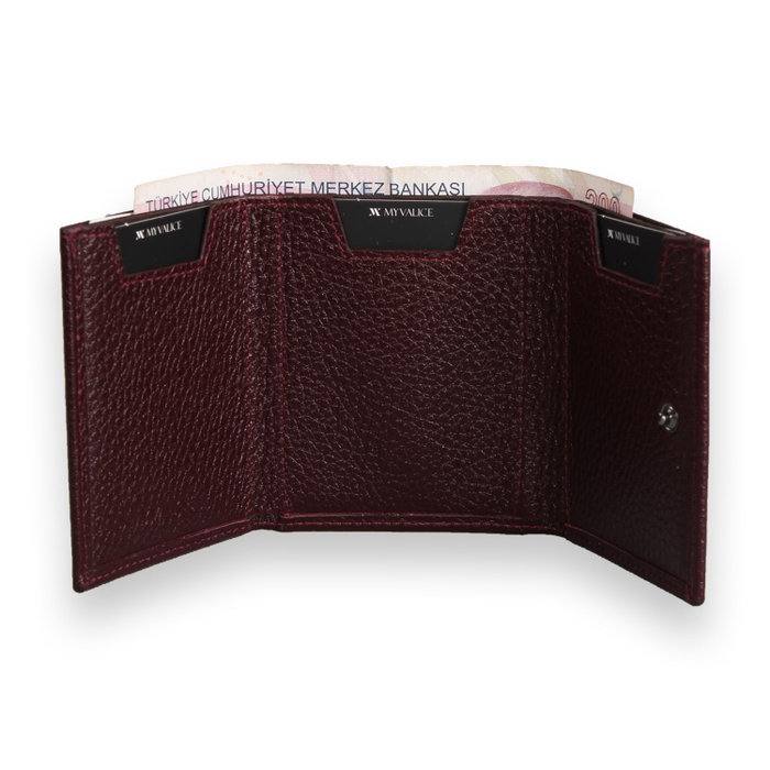 Zoozie Bags Cartera de Piel en Rojo Claret Zoozie Bags Cartera de Piel en Rojo Claret